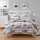 preview thumbnail 1 of 3, Kids Trucks Bed in a Bag 5 Piece Comforter, Sham & Sheet Set Full