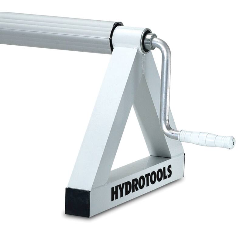 16-Inch White Black Hydro Tools Solar Reel System for Swimming Pools