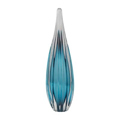 Sagebrook Home Artisan Abstract Paperweight Glass Modern Sculpture