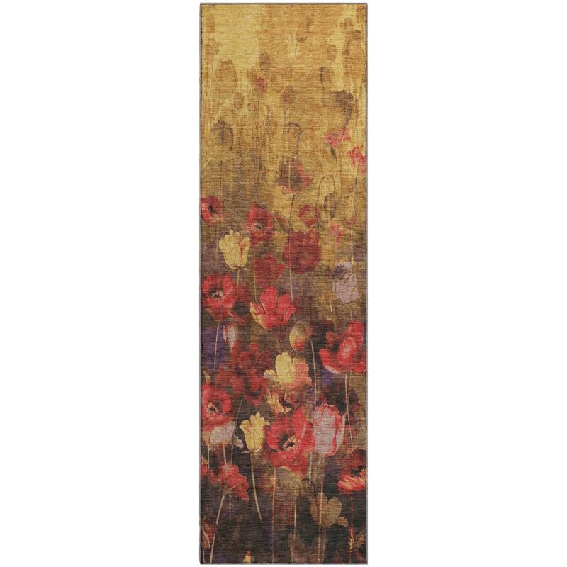 Premium Washable Super Soft Modern Floral Mayfield Rug