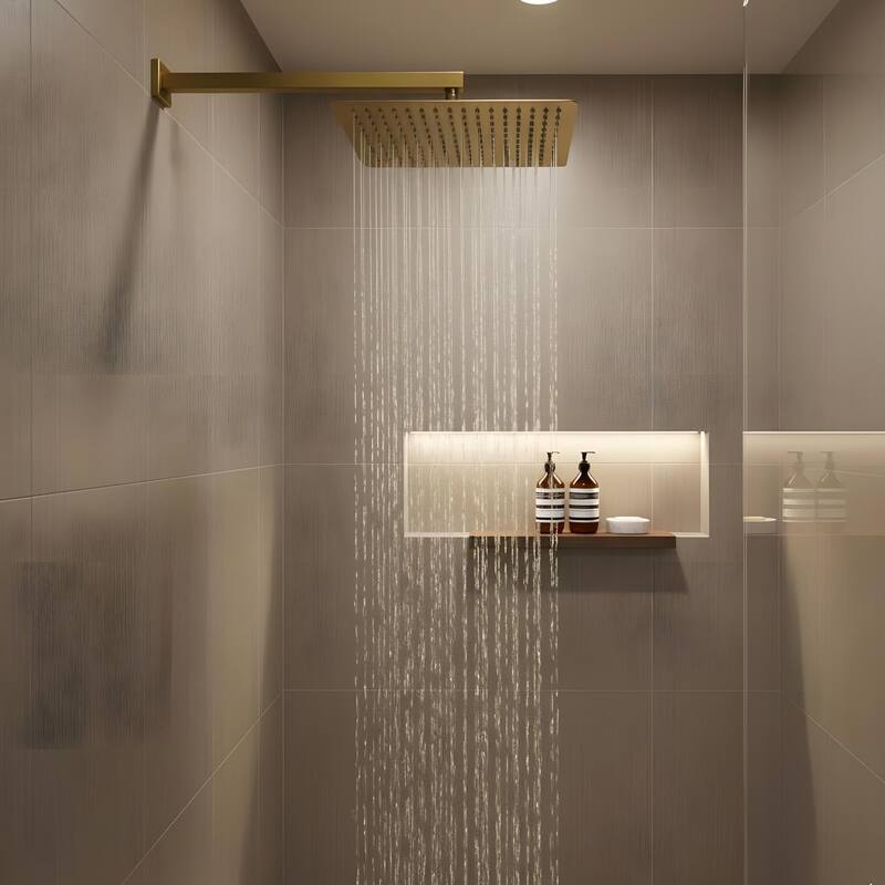 Bathroom Luxury High Pressure Waterfall Rain Shower Head