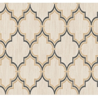 Seabrook Designs Sandoval Geometric Unpasted Wallpaper