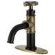 Option Matte Black / Antique Brass