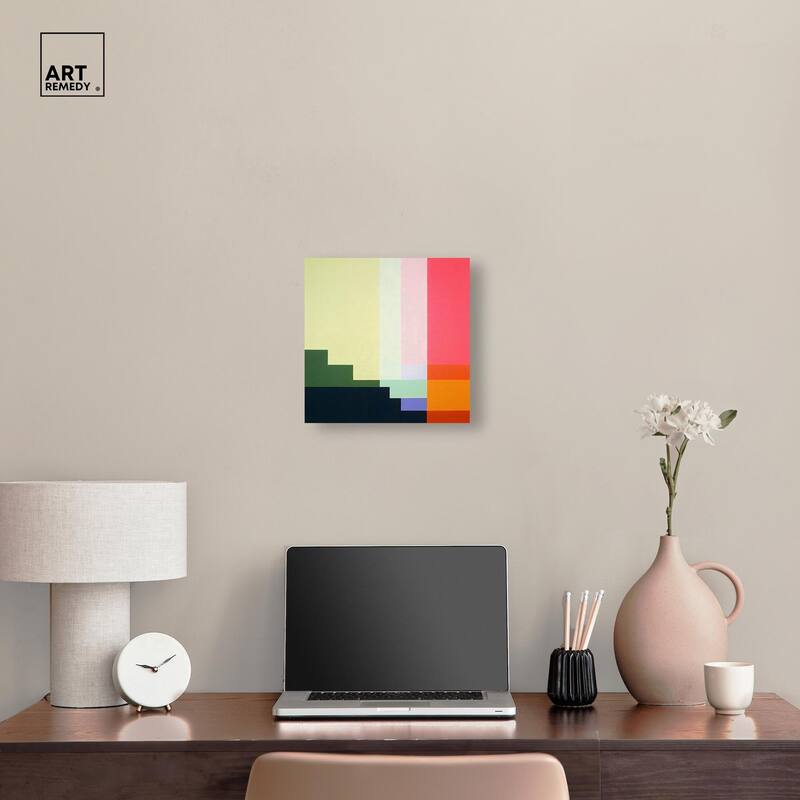 Rectilinear Rhapsody III Canvas by Art Remedy, Gallery Wrapped