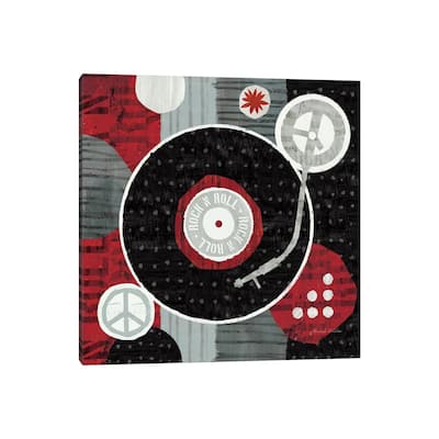 iCanvas "Rock 'n Roll Album" by Michael Mullan Canvas Print