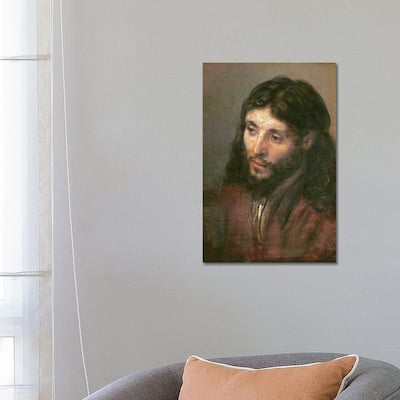 iCanvas "Head Of Christ, c.1648 (Gemaldegalerie)" by Rembrandt van Rijn Canvas Print