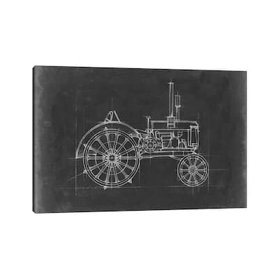 iCanvas "Tractor Blueprint II" by Ethan Harper Canvas Print