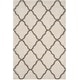 preview thumbnail 81 of 145, SAFAVIEH Hudson Shag Ariola Trellis 2-inch Thick Rug 5'3" x 7'6" - Ivory/Grey