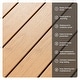 preview thumbnail 6 of 39, 11/13-Piece Outdoor Aluminum Dining Table Set Rectangular Table with Umbrella Hole and Stackable Chairs