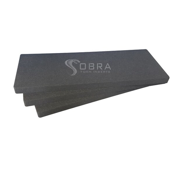 Pelican Case 1750 Replacement Foam Inserts Set 3 Pieces Rifle Shotgun