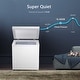 preview thumbnail 4 of 14, 1.8 Cu.Ft Chest Freezer with Removable Basket, Bottom Drain, 7-Level Thermostat, Freestanding Design for Home and Apartment