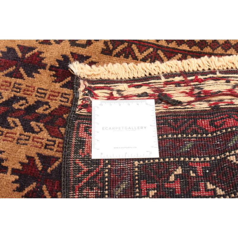 ECARPETGALLERY Hand-knotted Teimani Brown Wool Rug - 2'10 x 4'9