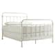 Giselle Victorian Iron Metal Bed by iNSPIRE Q Classic - Antique White - Queen