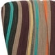 preview thumbnail 3 of 5, Safavieh Mid-Century Rainbow Striped Accent Chair