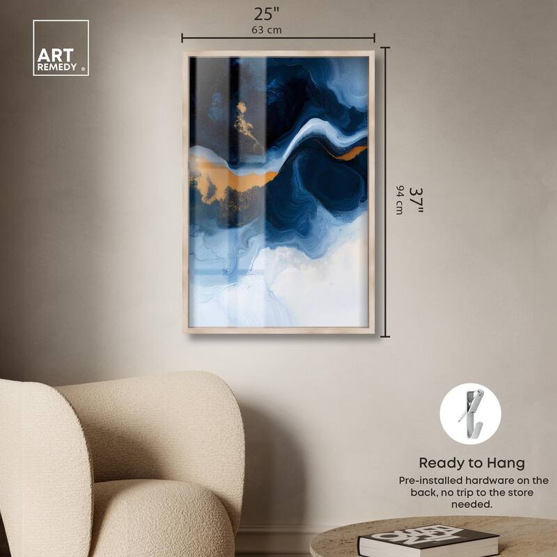 Blue Deep I Shadowbox by Art Remedy