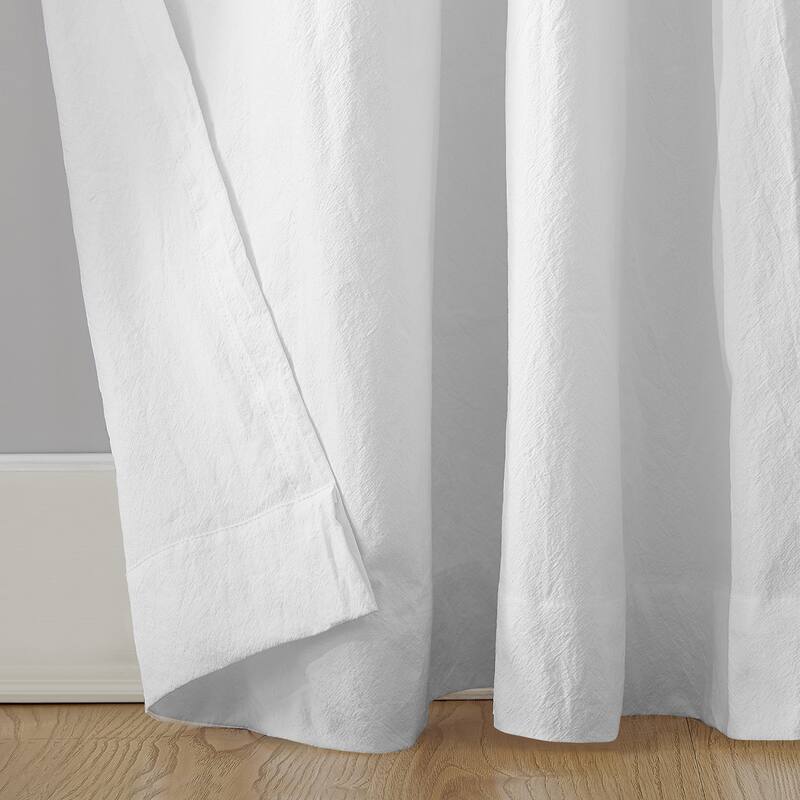 Archaeo Washed Cotton Twist Tab Curtain, Single Panel