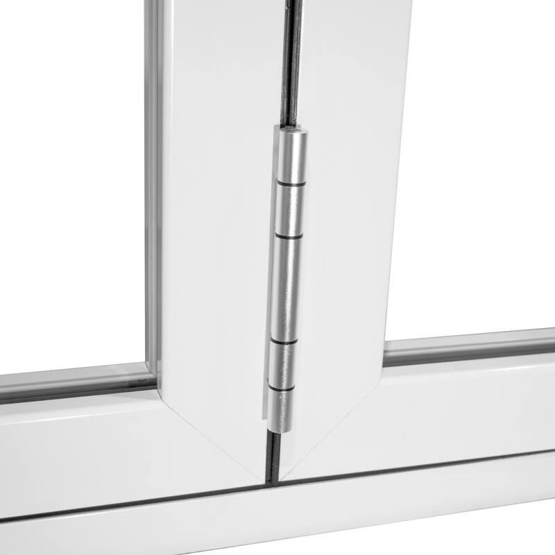 KaMic 120" x 96" 4-Panel Aluminum Patio Folding Door Right to Left-Outswing