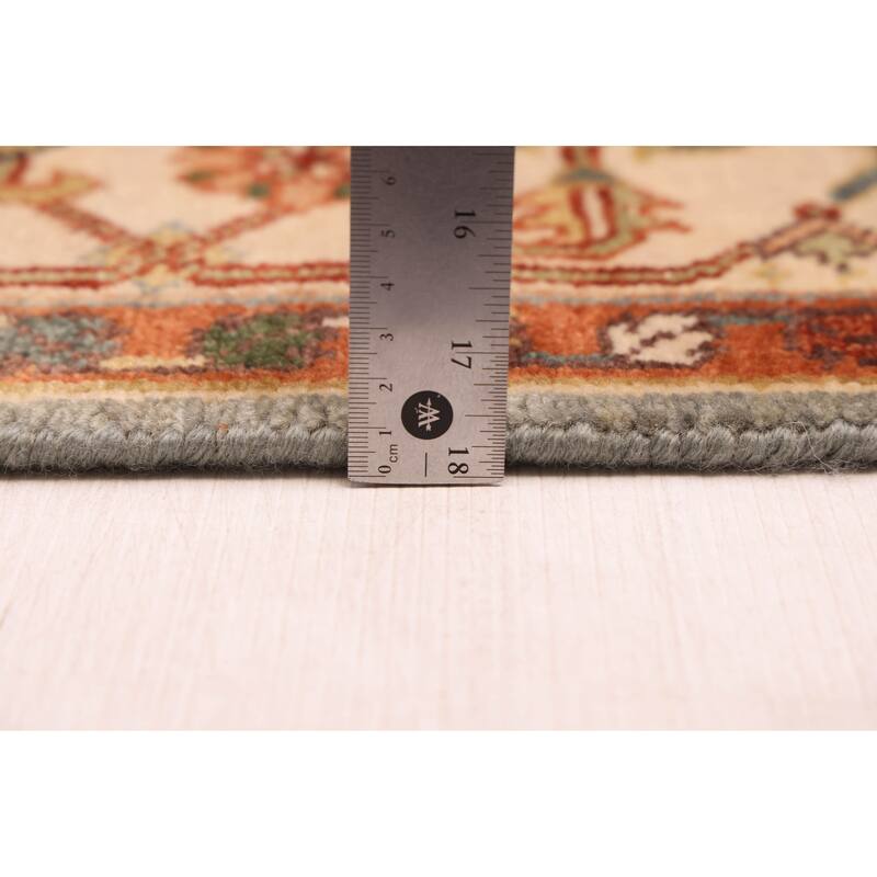 ECARPETGALLERY Hand-knotted Jules Sultane Light Denim Blue Wool Rug - 6'0 x 9'0