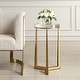preview thumbnail 3 of 4, Uttermost Midas Antique Gold Accent Table