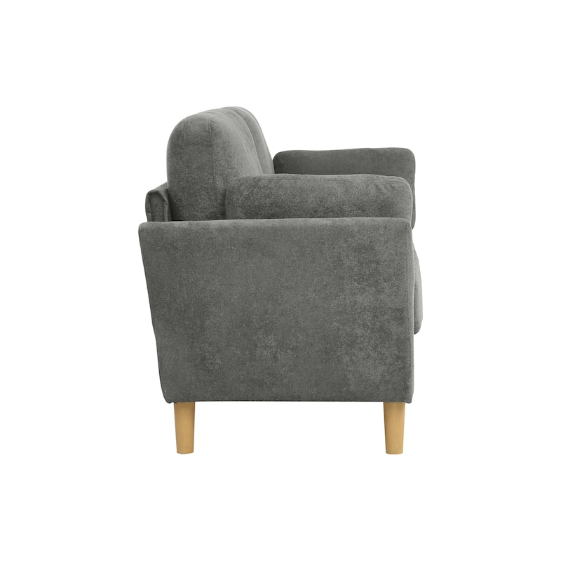 Minimalist Upholstered Sofa - 2 Seats - 30.5" D x 66" W x 35" H
