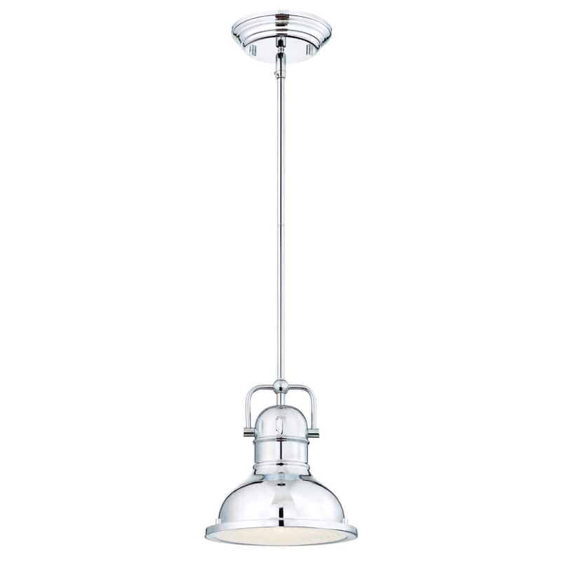 Westinghouse Lighting Boswell One-Light LED Indoor Mini Pendant - 9-Watt - Chrome