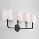 preview thumbnail 5 of 4, Dawson 4-light Bath/ Vanity Fixture