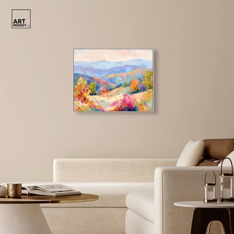 Colorful Valley II Canvas by Art Remedy