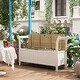 preview thumbnail 3 of 8, Storage Bench Box Patio Furniture Front Porch Decor Outdoor Seating