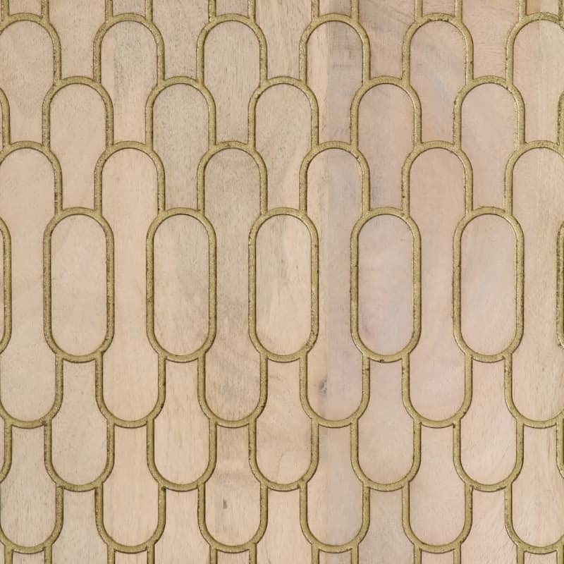 vidaXL Bathroom Wall Cabinet Bleach Natural - 13.0 x 15.0 x 18.9 in