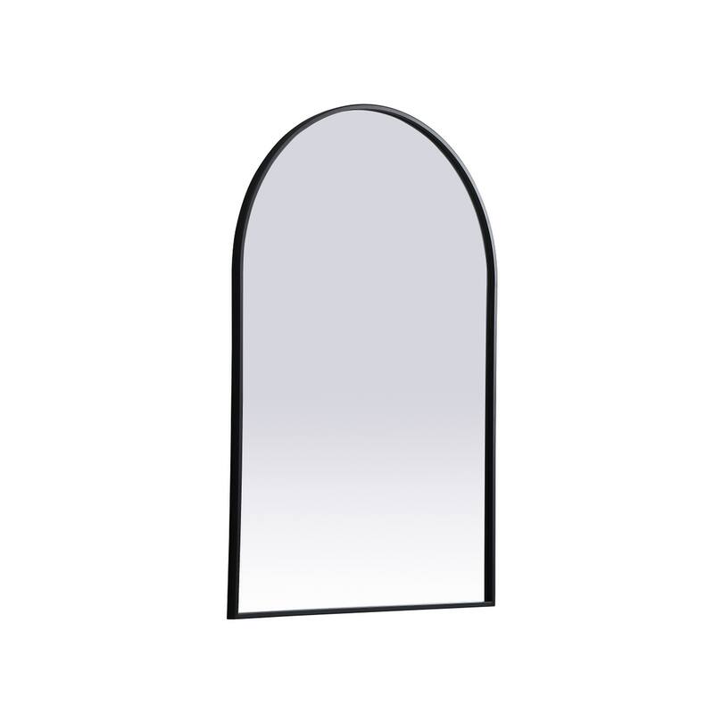 Indigo Home Metal Frame Arch Mirror 27x40 Inch