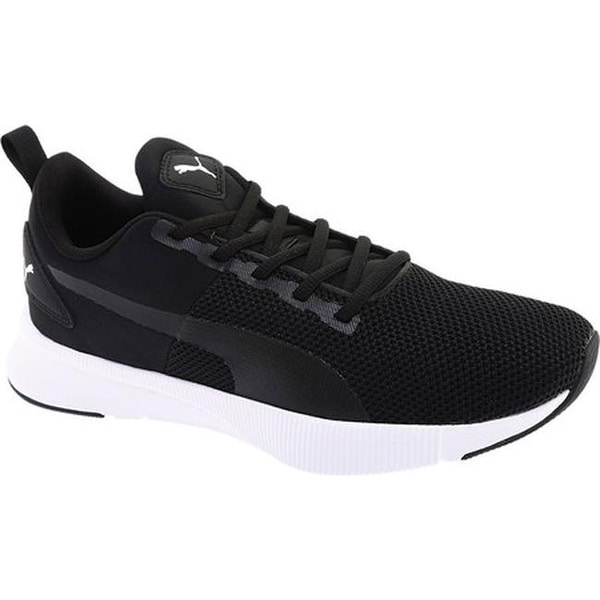 puma flyer runner black white