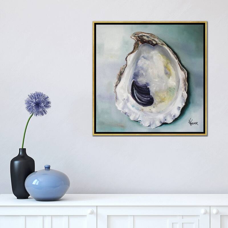iCanvas "Virginia Oyster Shell" by Kristine Kainer Framed Canvas Print