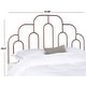 preview thumbnail 14 of 20, SAFAVIEH Paloma Metal Retro Headboard