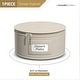 preview thumbnail 5 of 12, Sorbus China Storage Dinnerware Organizer for Dessert Plate with Lid (Holds Service for 12) with Felt Protectors (1 Piece)