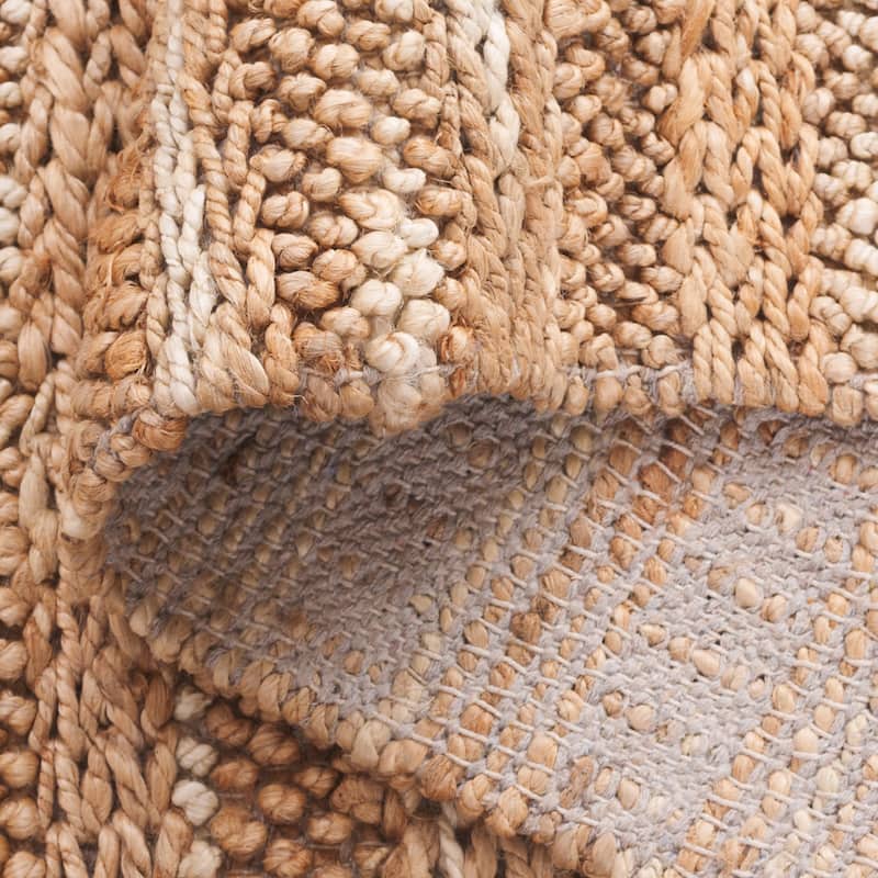 SAFAVIEH Natural Fiber Couture Sergia Modern Jute Rug