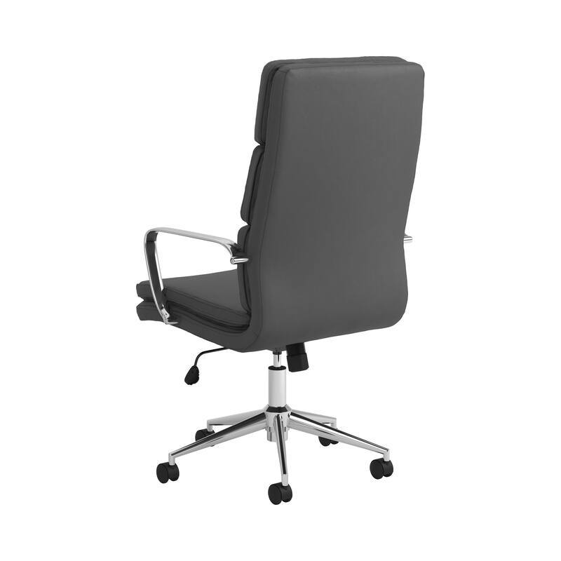Amos Upholstered Office Chair with Casters