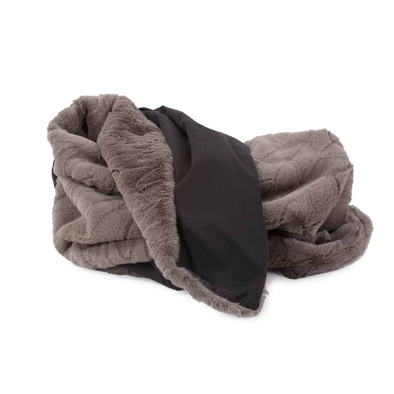 Allan Andrews Faux Angora Throw