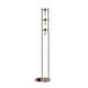 preview thumbnail 1 of 0, Munson 65-inch 3 Swivel Lights Metal Floor Lamp Silver Silver