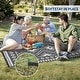 preview thumbnail 23 of 22, Garvee Vintage Geometric Diamond Outdoor Patio Rug
