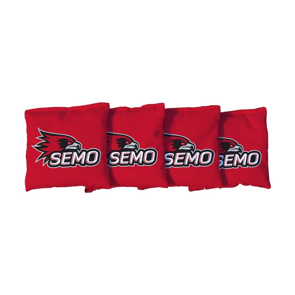 Southeast Missouri State University Redhawks Red Cornhole Bags