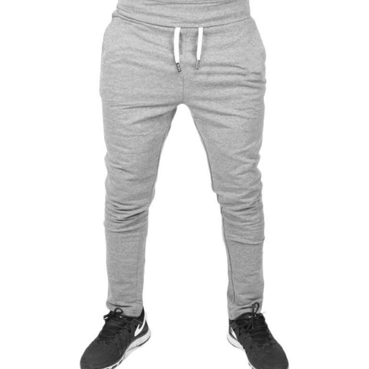 mens skinny jogger sweatpants