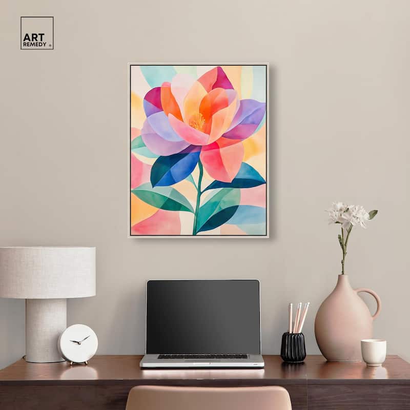 Ail Geofloral II Canvas by Art Remedy