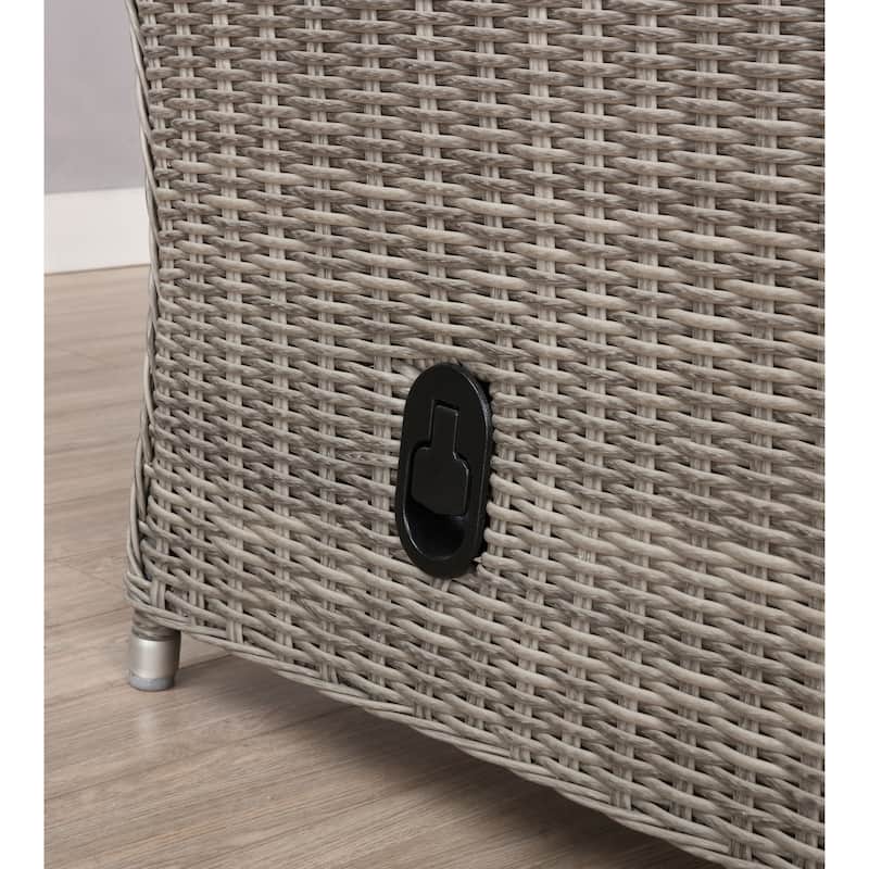 Monaco All-Weather Outdoor Two-Seat Reclining Bench - Standard