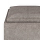 preview thumbnail 33 of 92, WYNDENHALL Townsend 17 inch Wide Contemporary Square Storage Ottoman