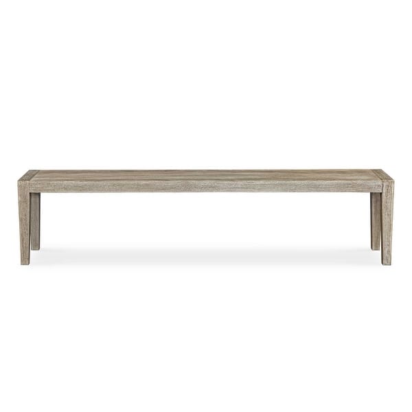 slide 2 of 6, Uttermost Kirkham Wooden Outdoor Bench