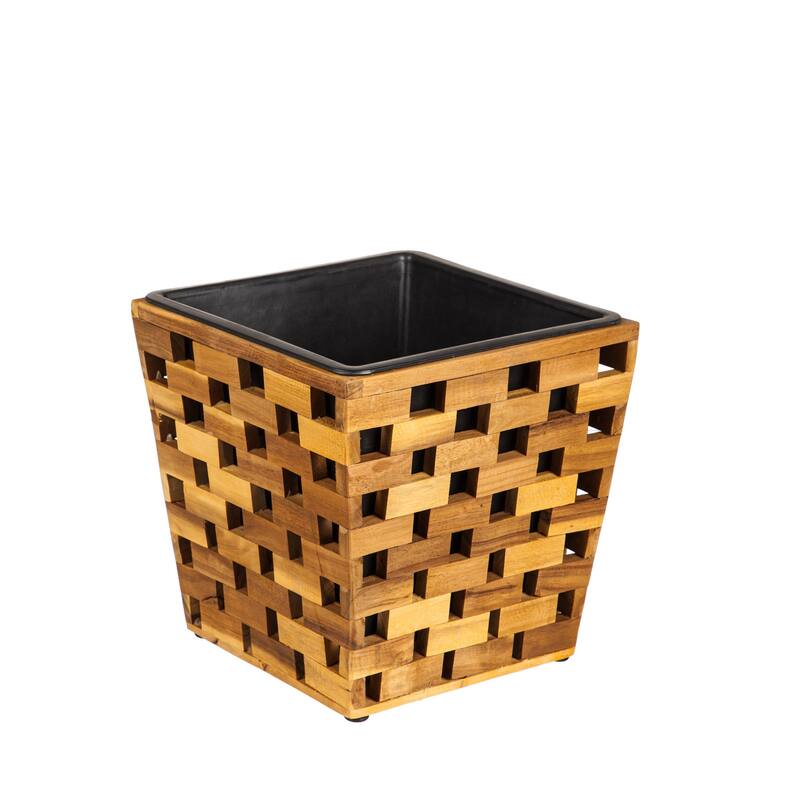 Recycled Wood Planter (Set of 3)