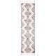 preview thumbnail 89 of 136, SAFAVIEH Moroccan Tassel Shag Iulieana Boho Tribal 2-inch Thick Rug 2'3" x 10' Runner - Ivory/Brown - Runner