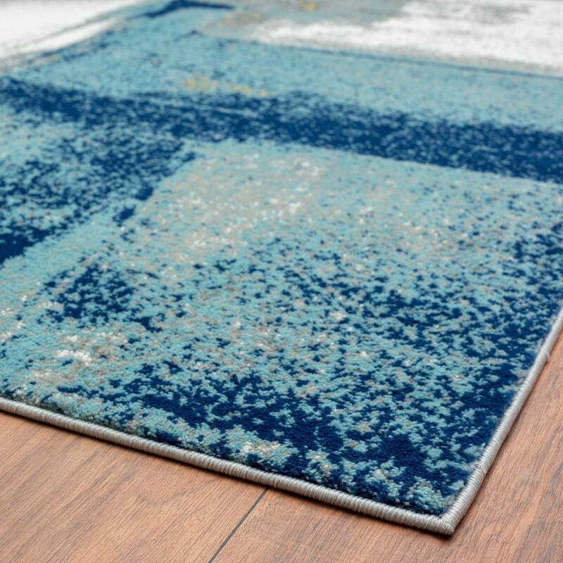 Luxe Weavers Modern Abstract Stain Resistant Area Rug