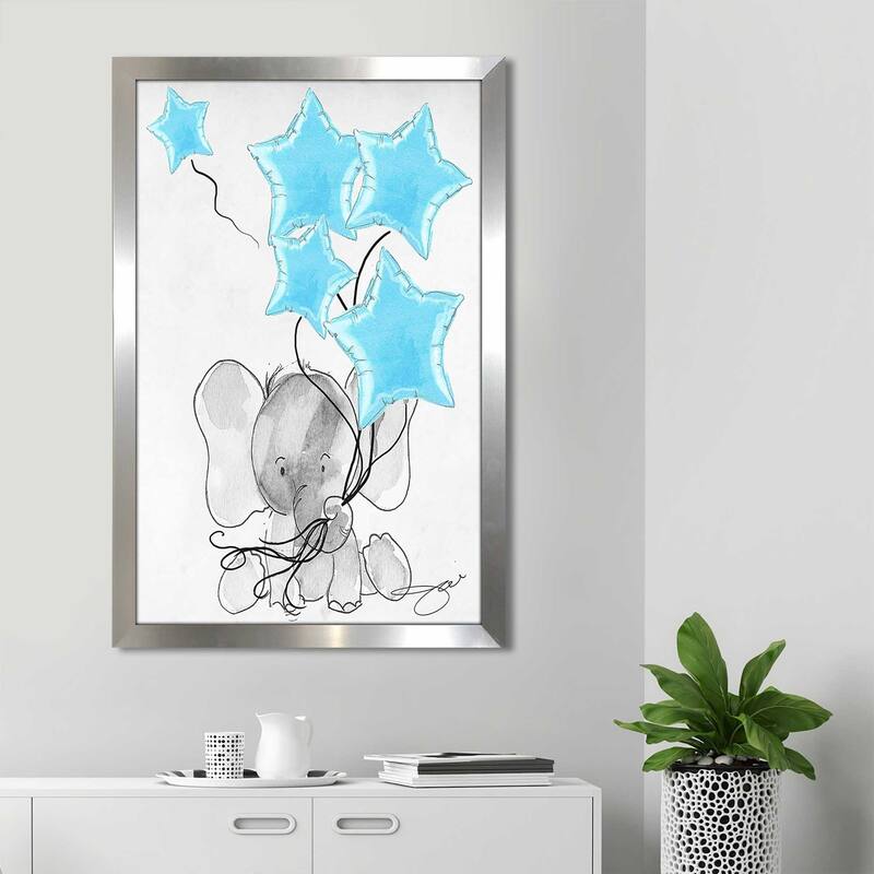 "In The Stars Baby Elphant" by Jodi Print on Acrylic