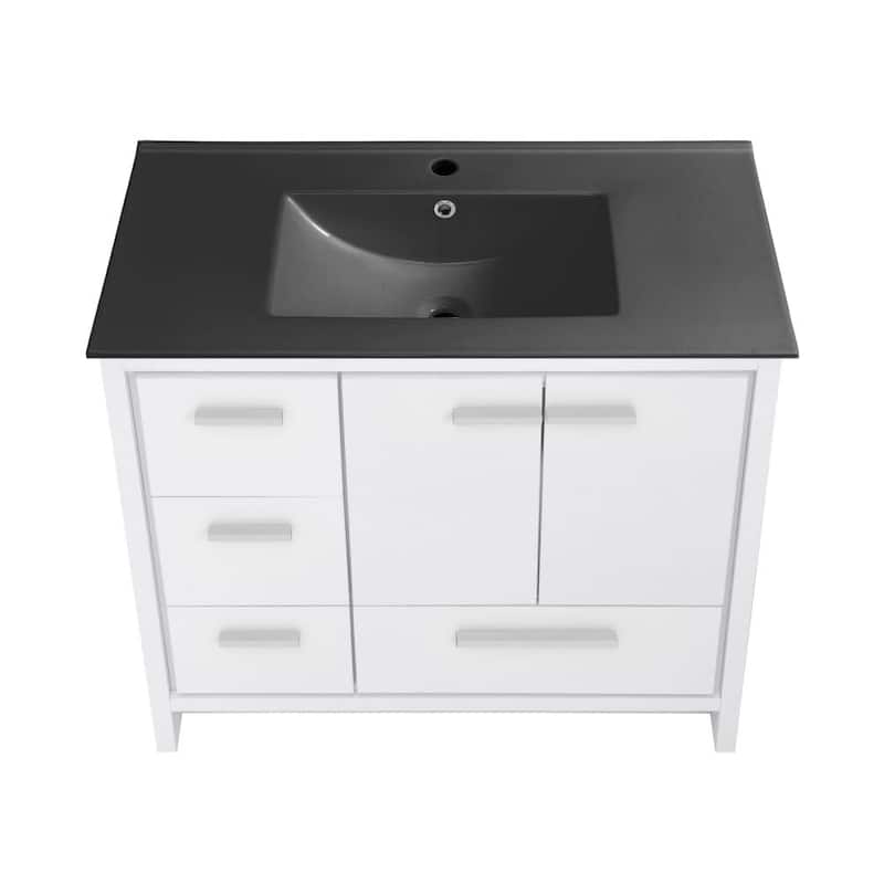 Swiss Madison SM-BV750 Virage 37" Free Standing Single Basin Vanity